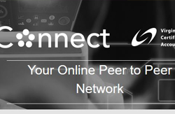 Screenshot of Connect homepage