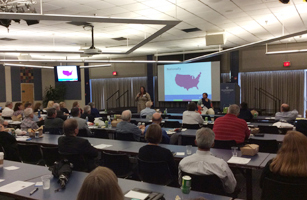 Picture of a presentation to CPAs