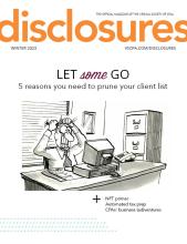 Winter 2023 Disclosures Cover