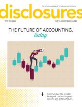 Winter 2025 Disclosures magazine cover